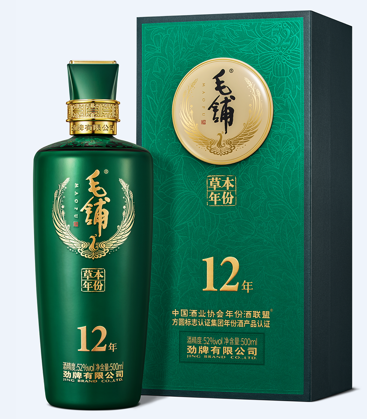 勁牌 毛鋪12年 草本酒 52度 500ml 中国酒 箱付 正規品