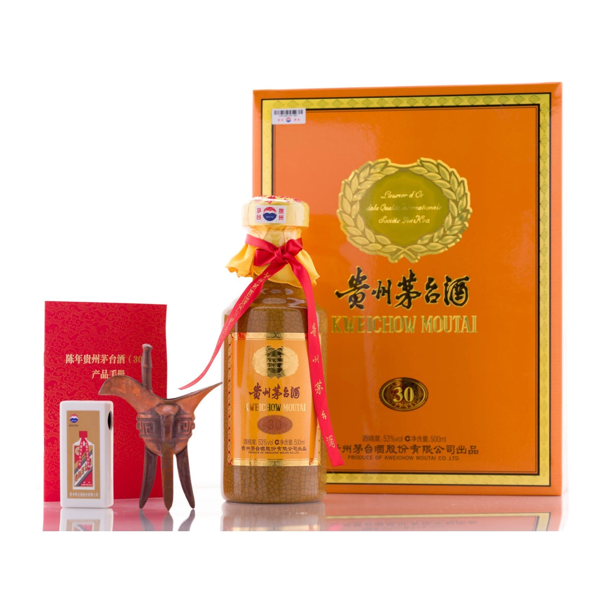 30年貴州茅台酒 アルコール53度 500ml 箱付 中国酒 白酒 醤香型 正規品