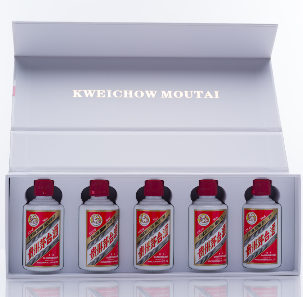 貴州茅台酒 飛天 アルコール53度50ml*5（5本セット）2023年 箱付 中国酒 白酒 醤香型 正規品