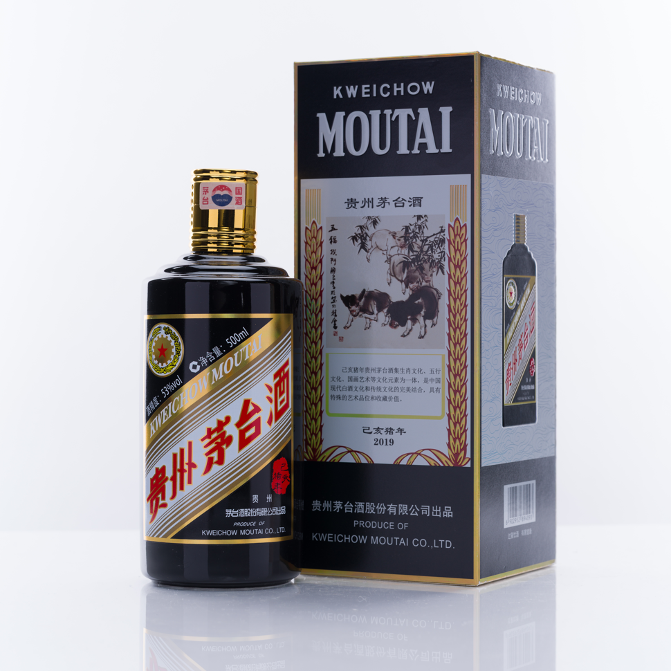 貴州茅台酒 猪年ボトル アルコール53度500ml 2019年 箱付 中国酒 白酒 醤香型 正規品