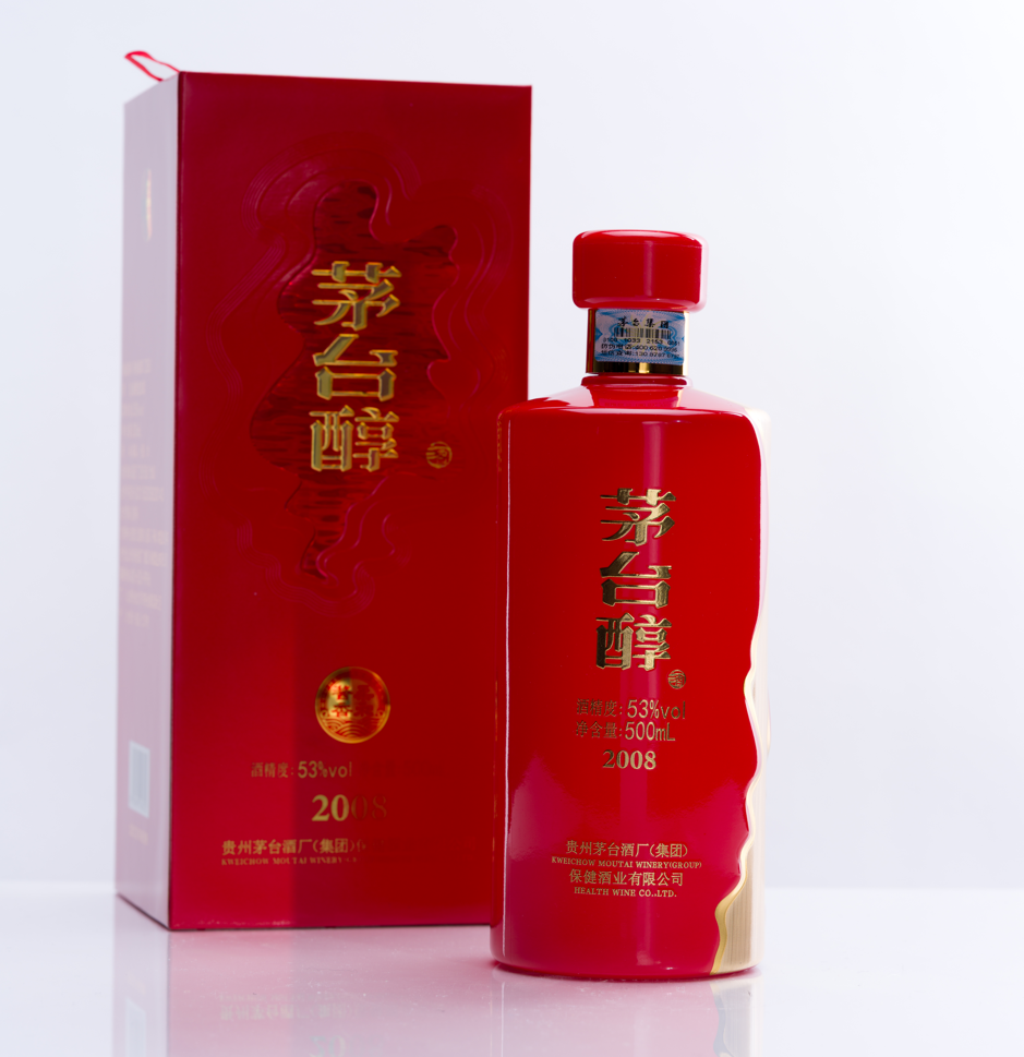 茅台醇2008 アルコール53度500ml 箱付 中国酒 白酒 柔和醤香型 正規品