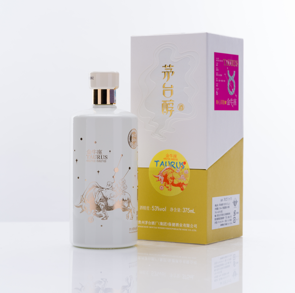 茅台醇 牡牛座 12星座 アルコール53度 375ml 中国白酒 醤香型 正規品