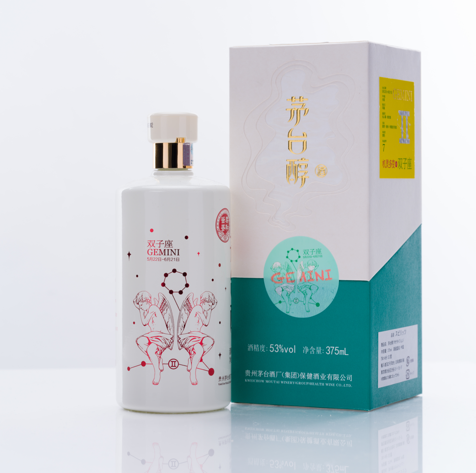 茅台醇 双子座 12星座 アルコール53度 375ml 中国白酒 醤香型 正規品