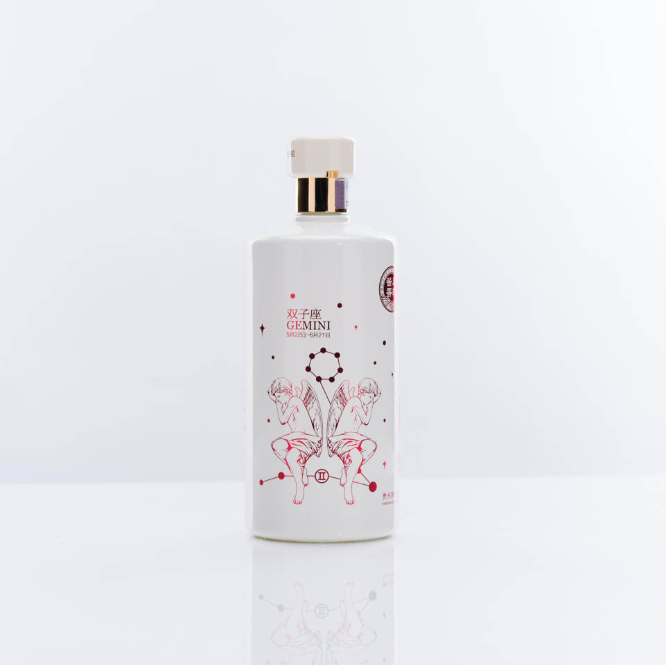 茅台醇 双子座 12星座 アルコール53度 375ml 中国白酒 醤香型 正規品