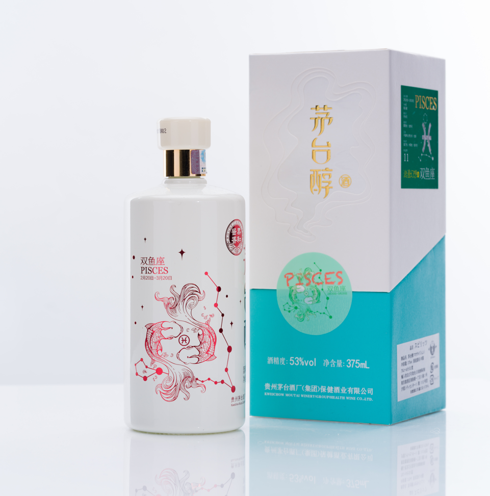 茅台醇 魚座 12星座 アルコール53度 375ml 中国白酒 醤香型 正規品