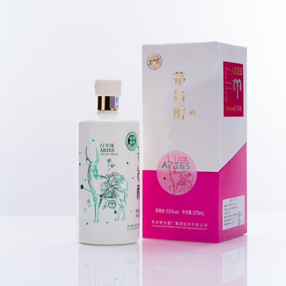 茅台醇 牧羊座 白羊座 12星座 アルコール53度 375ml 中国白酒 醤香型 正規品