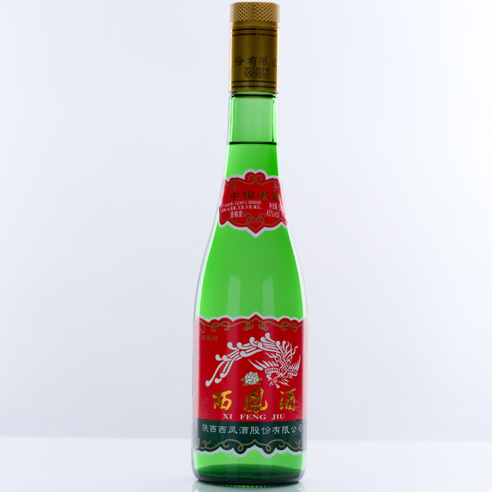 西鳳酒 500ml 45° 緑瓶 アルコール45度 鳳香型 白酒 中国酒 正規品