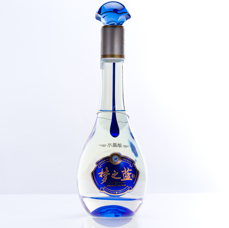 夢之藍 水晶 52° 550ml アルコール52度 箱付 中国酒 白酒 濃香型 正規品