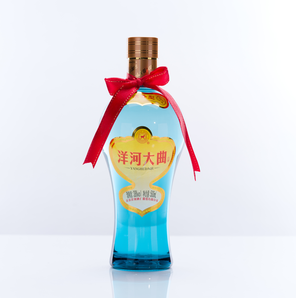 洋河大曲 新天藍38° 500ml アルコール38度 箱付 中国酒 白酒 濃香型 正規品