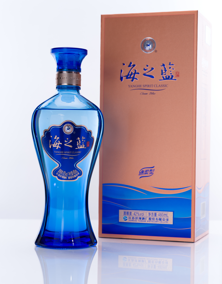海之藍42° 480ml アルコール42度 箱付 中国酒 白酒 濃香型 正規品